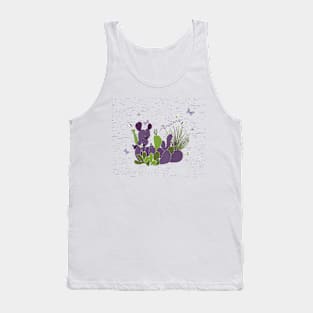 Arizona Cacti and Butterflies Tank Top